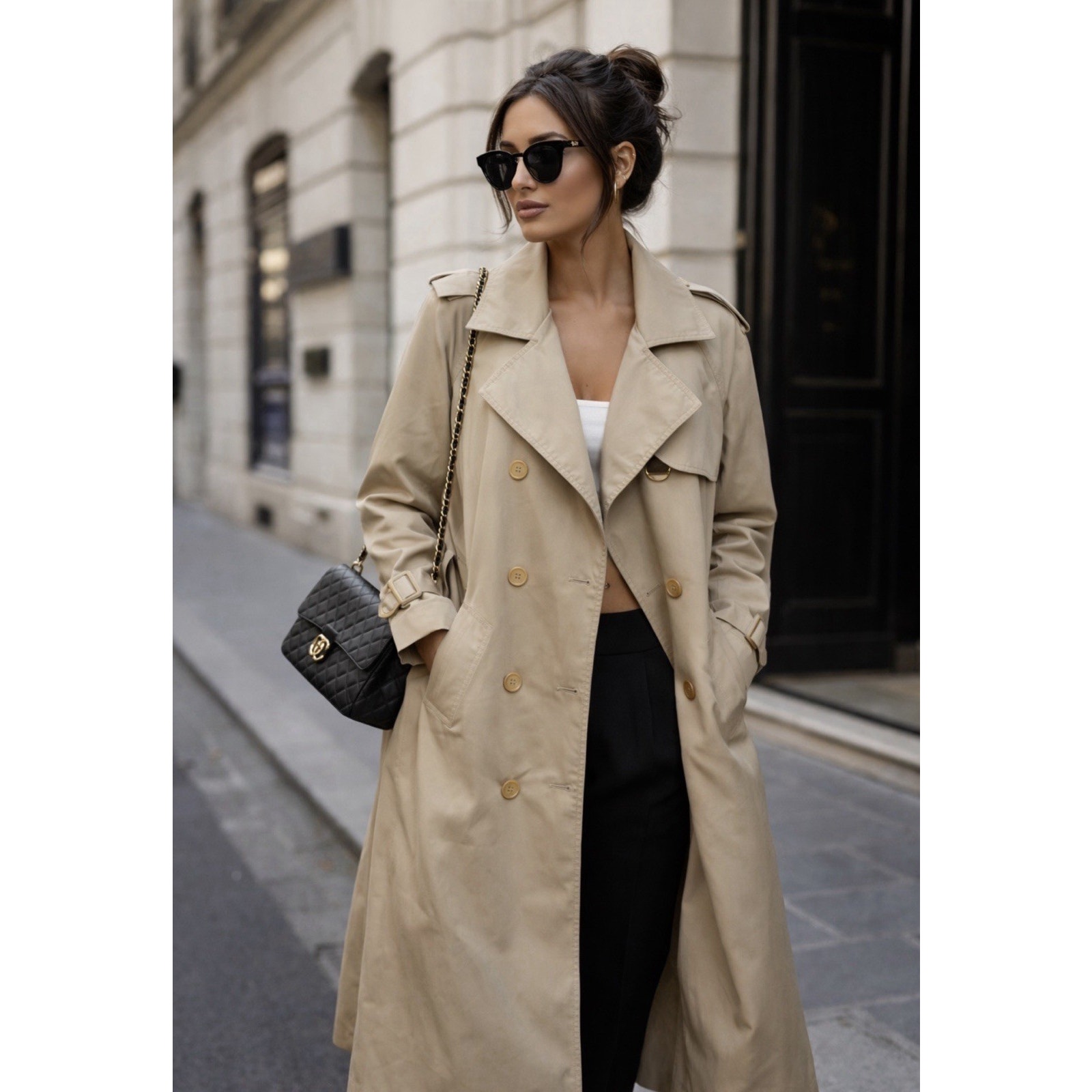 Vintage London Fog Limited Edition Khaki Size 10 Petite Women Lined Trench Coat